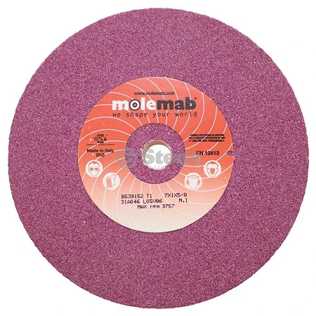 BMI Grinding Wheel - 7'' X 1'' X 5/8'' 46 Grit Ruby 2 BMI Grinding Wheel - 7'' X 1'' X 5/8'' 46 Grit Ruby