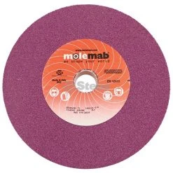 BMI Grinding Wheel - 10'' X 1'' X 1-1/4'' 46 Grit Ruby